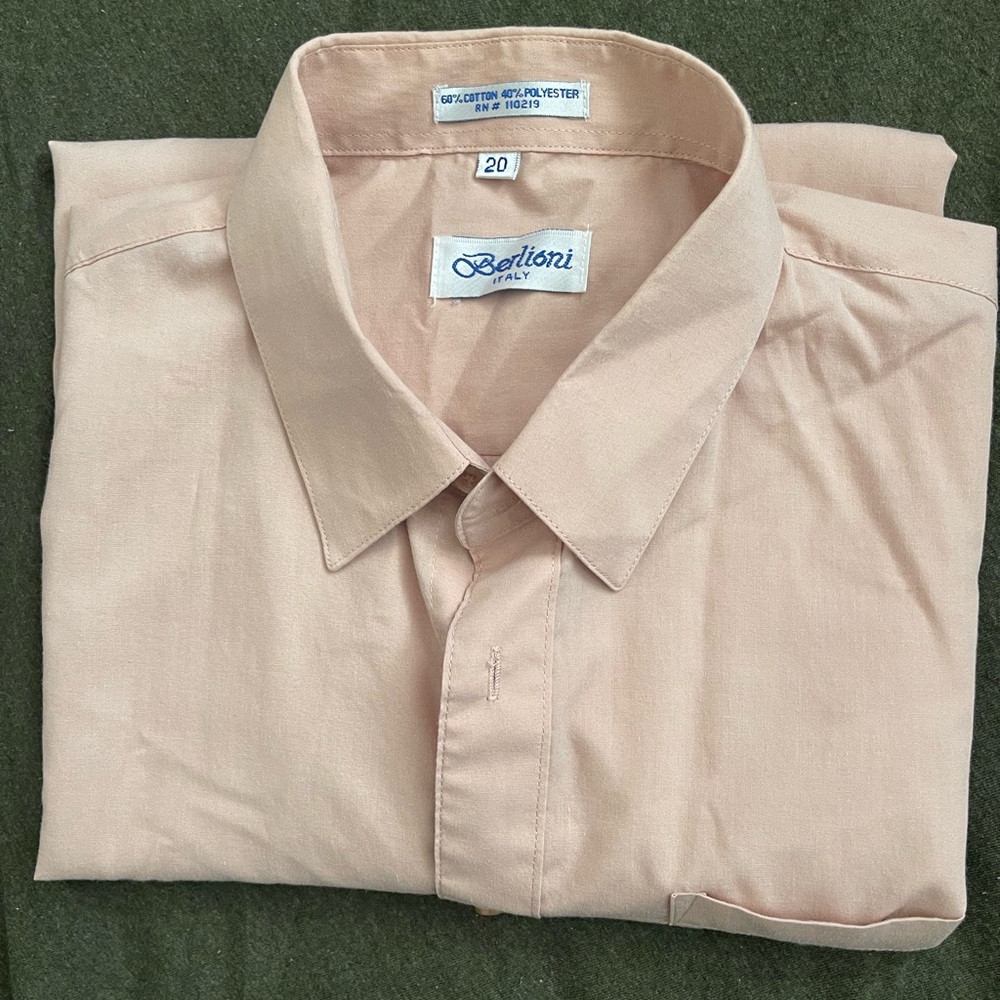 Men's Beige Dress Shirt